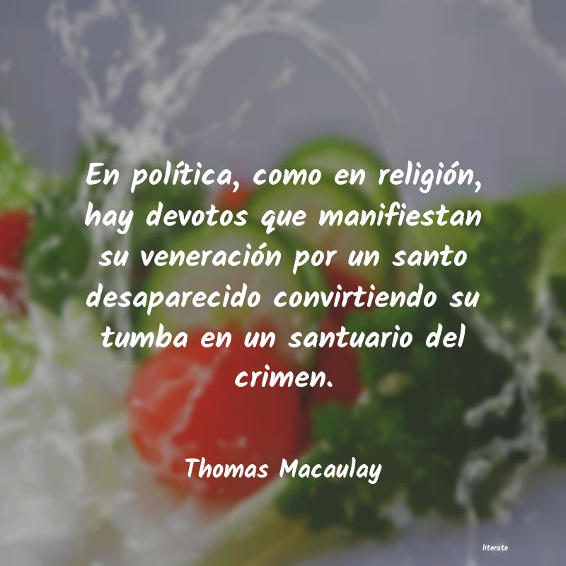 Frases de Thomas Macaulay