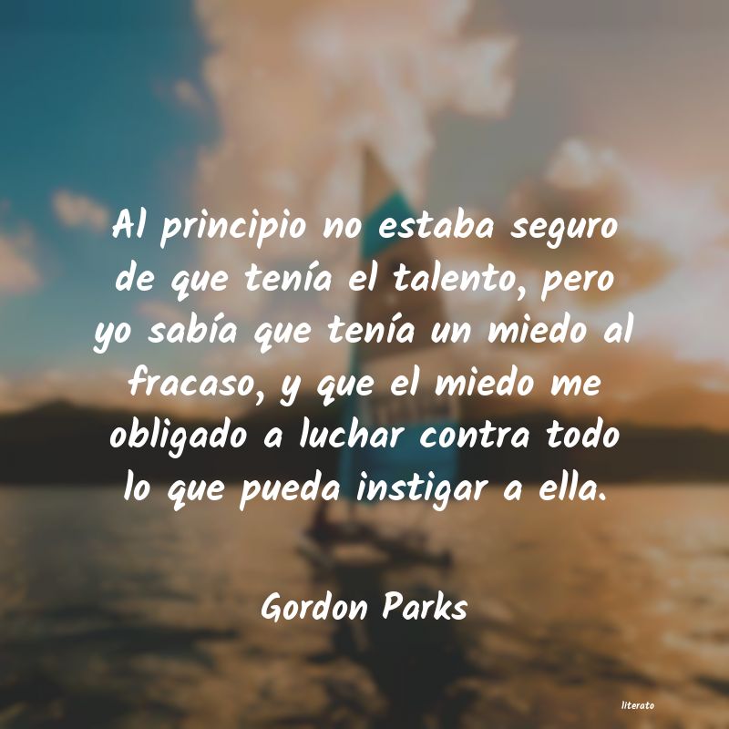 frases de Gordon Parks