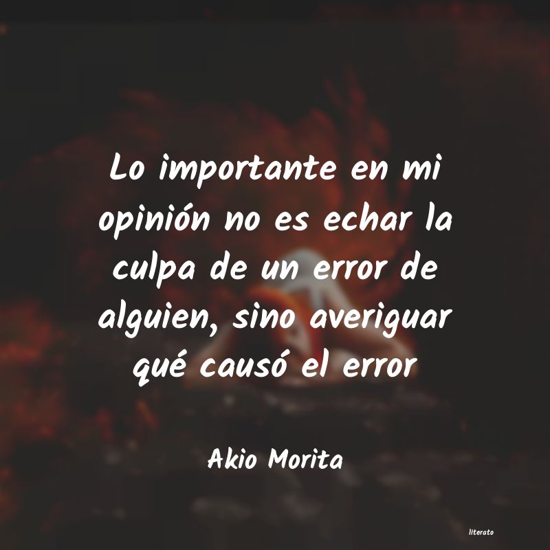 frases de Akio Morita