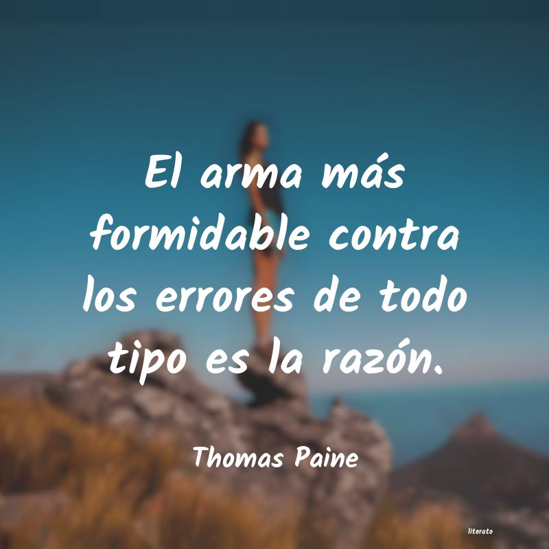 Frases de Thomas Paine