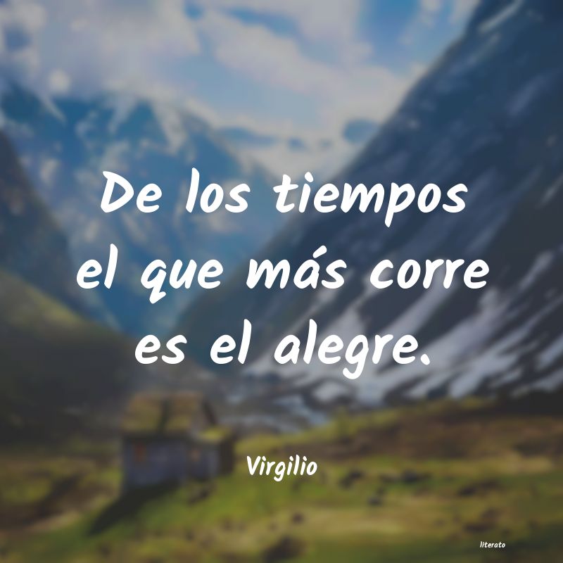 frases de Virgilio