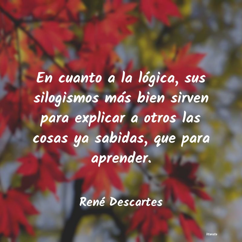 Frases de René Descartes