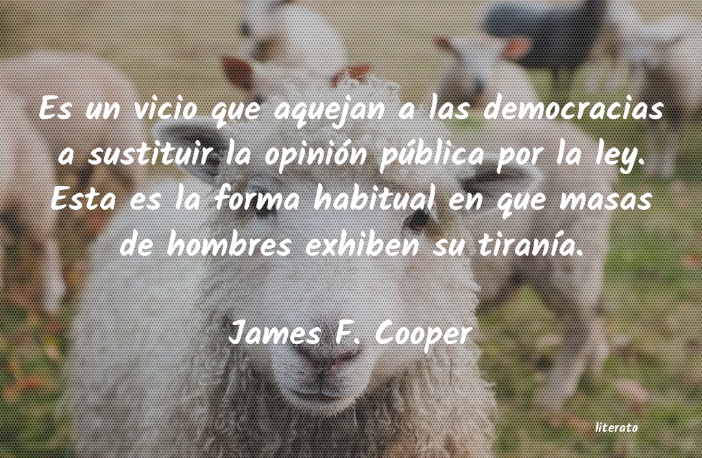 frases de James F. Cooper