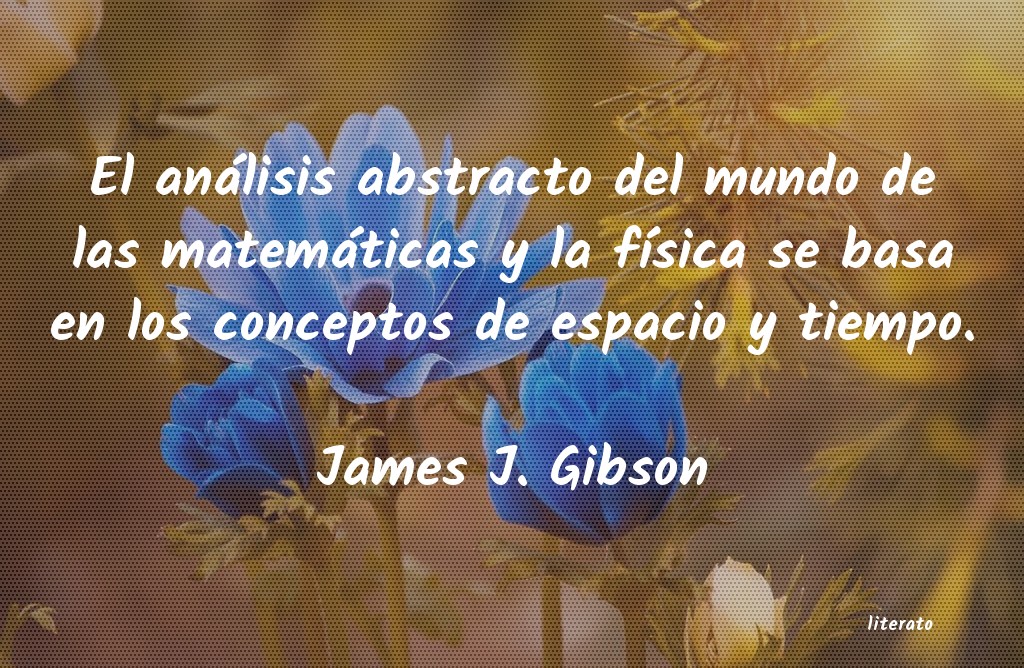 frases de James J. Gibson