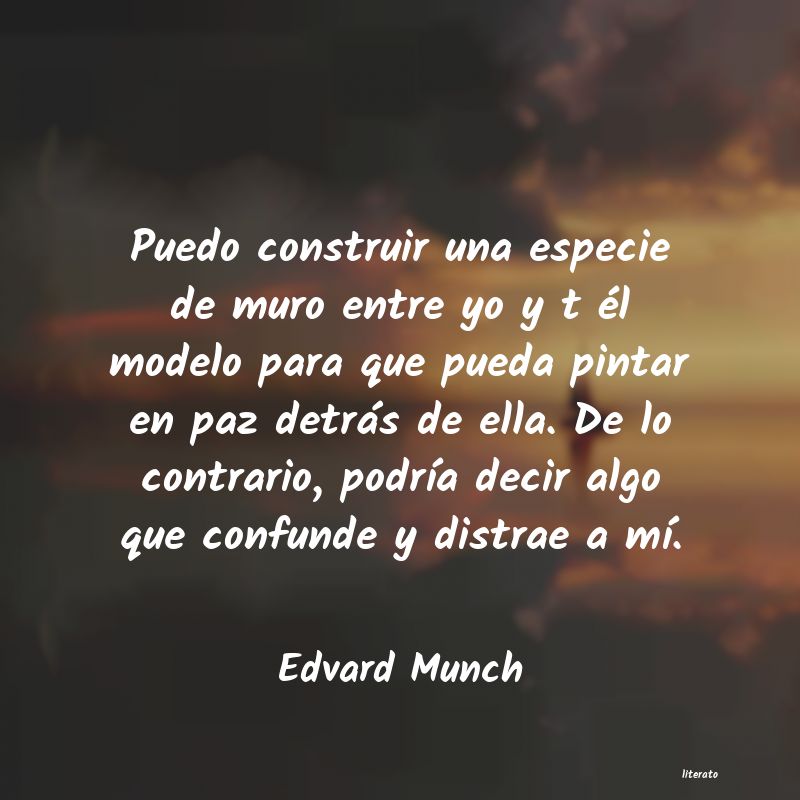 frases de Edvard Munch