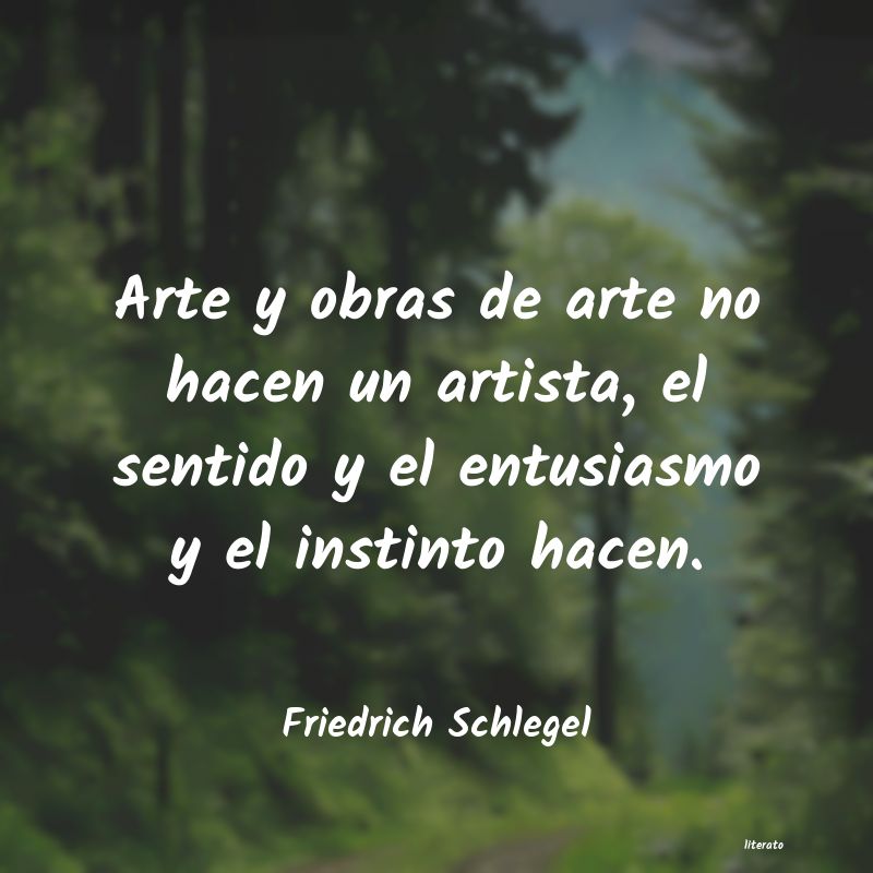 Frases de Friedrich Schlegel