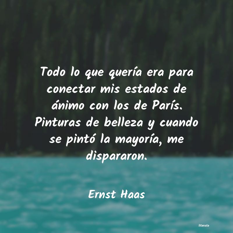 Frases de Ernst Haas