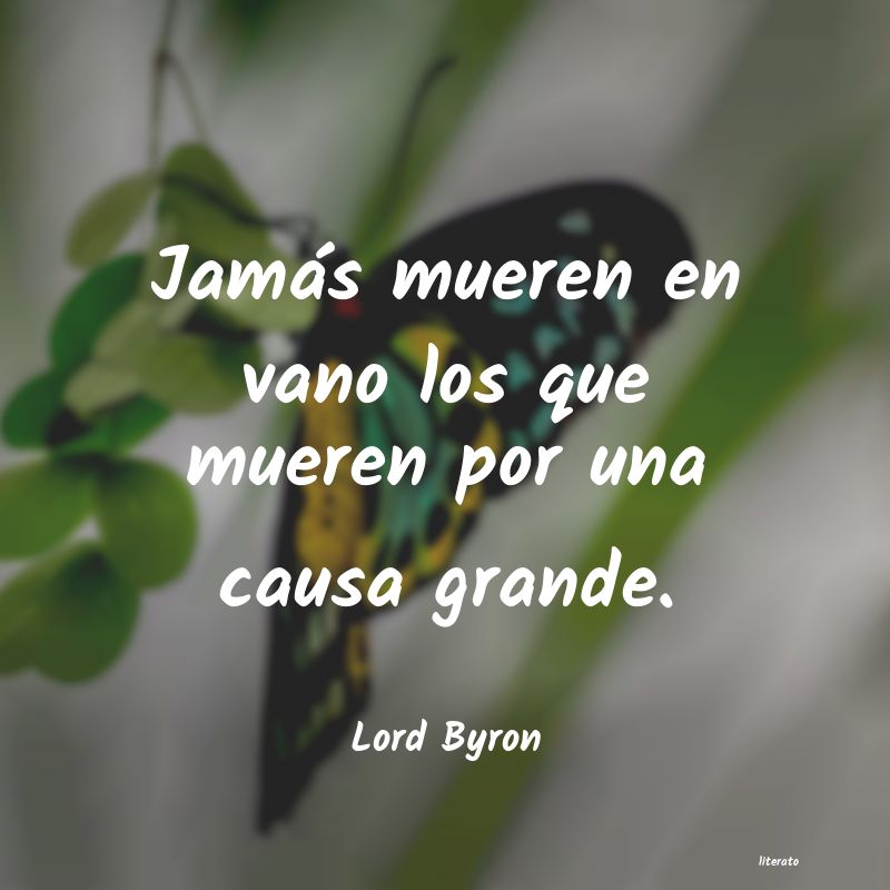 frases de Lord Byron