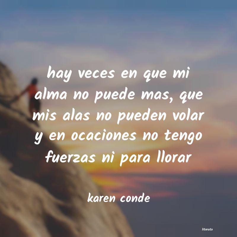 frases de karen conde