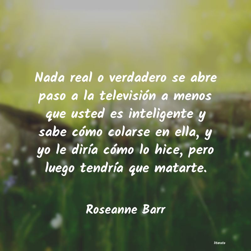 frases de Roseanne Barr