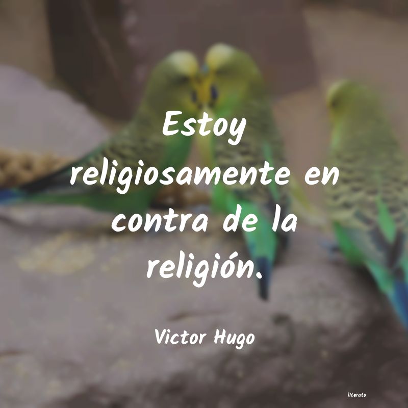 frases de Victor Hugo