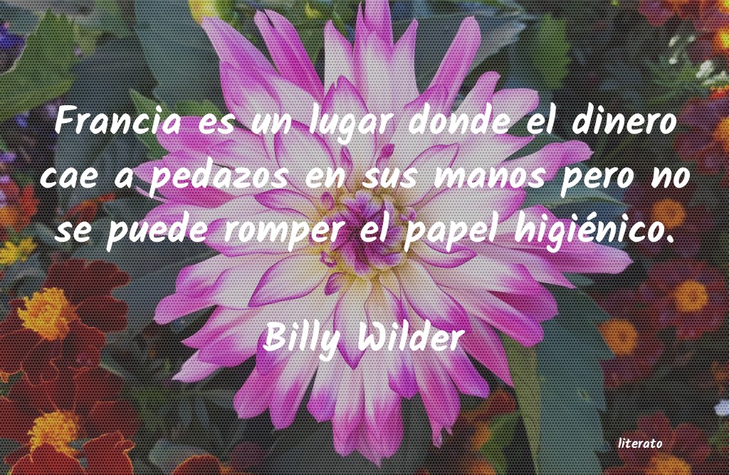 Frases de Billy Wilder