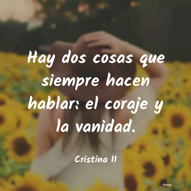 frases de Cristina II