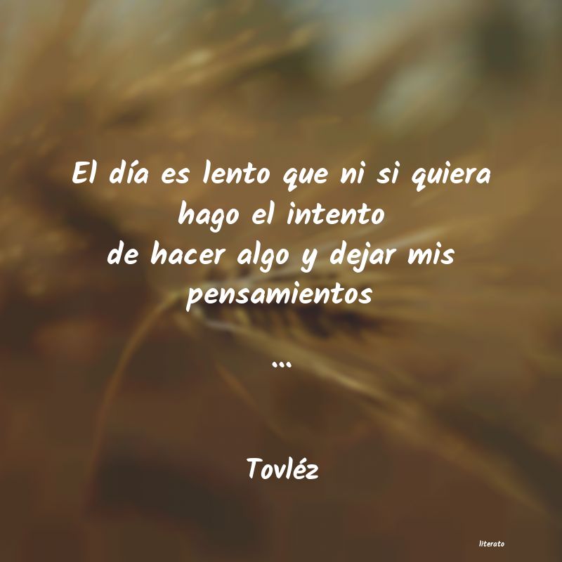 frases de Tovléz