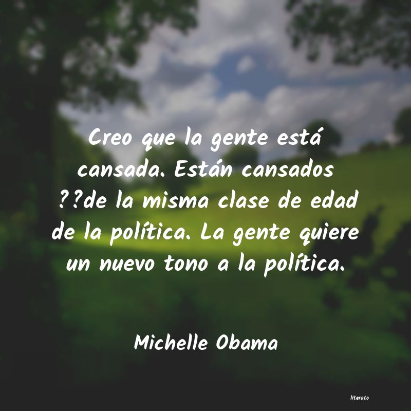 frases de Michelle Obama