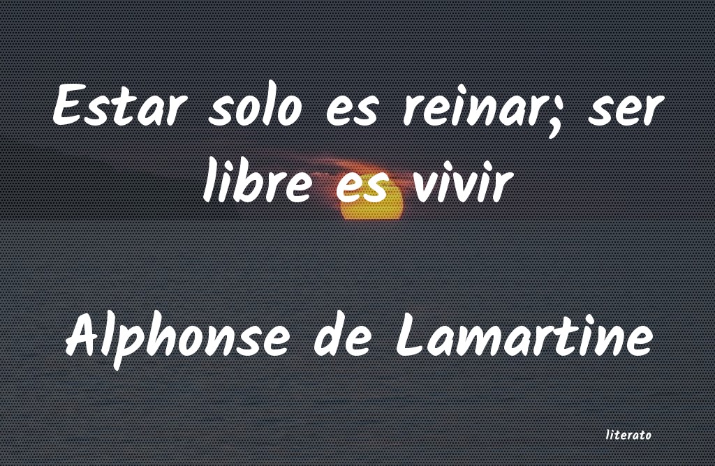 frases de Alphonse de Lamartine