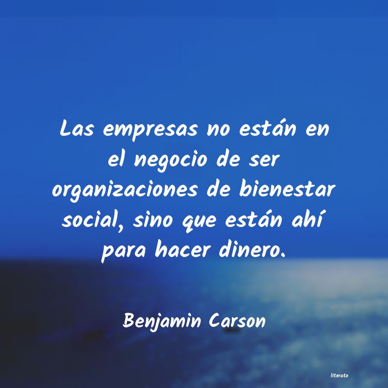 Frases de Benjamin Carson