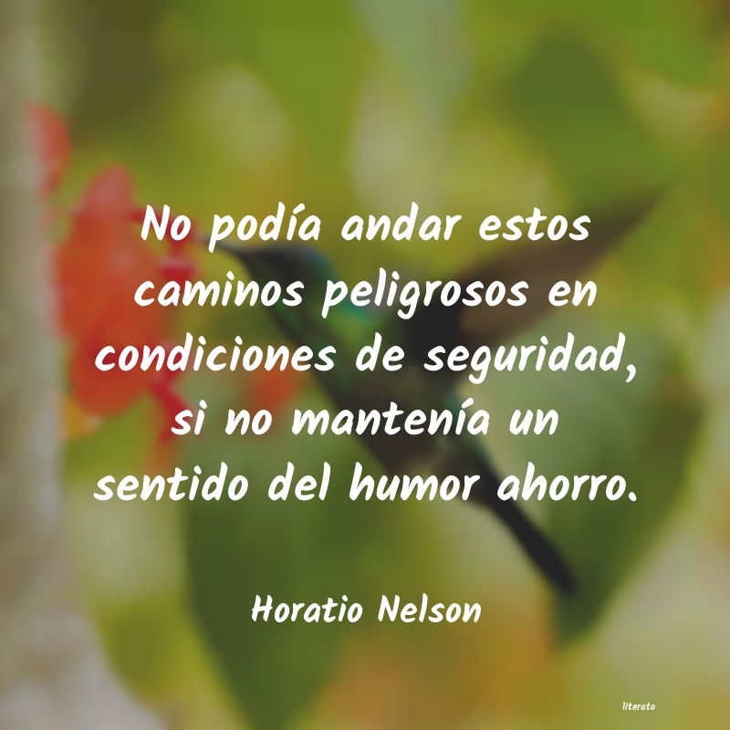 frases de Horatio Nelson