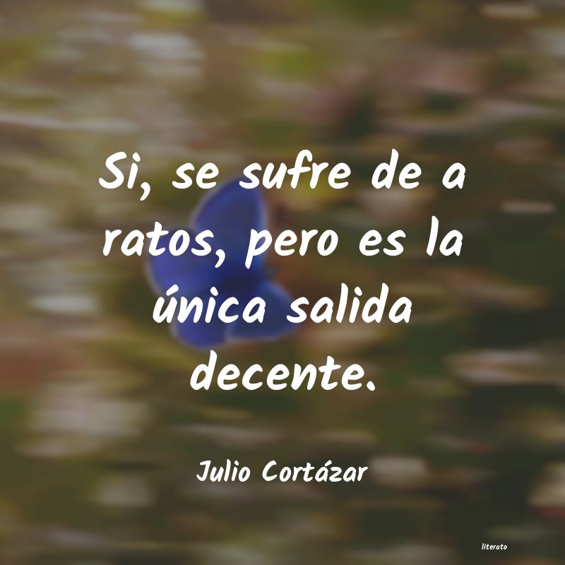 Frases de Julio Cortázar