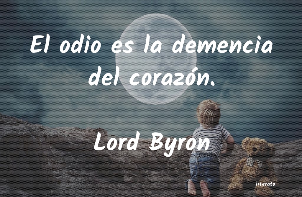 frases de Lord Byron