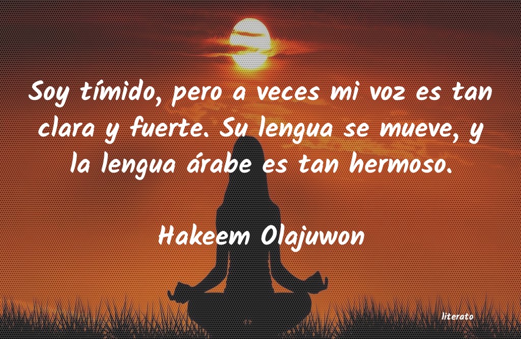 Frases de Hakeem Olajuwon