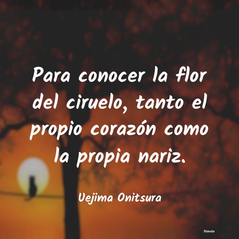 Frases de Uejima Onitsura