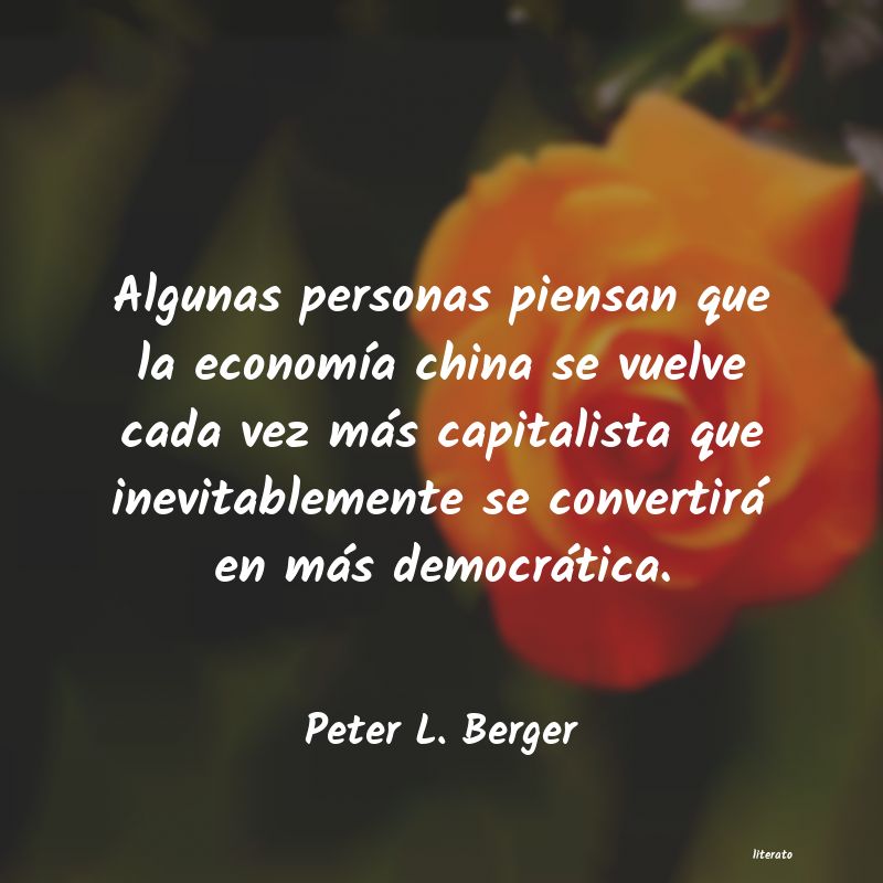frases de Peter L. Berger