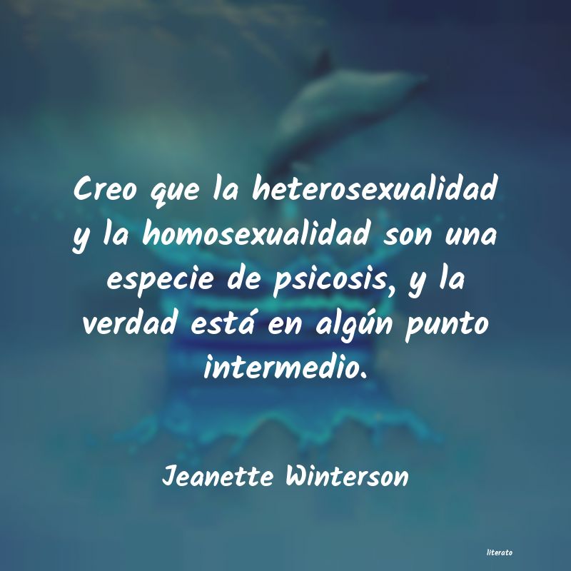 Frases de Jeanette Winterson