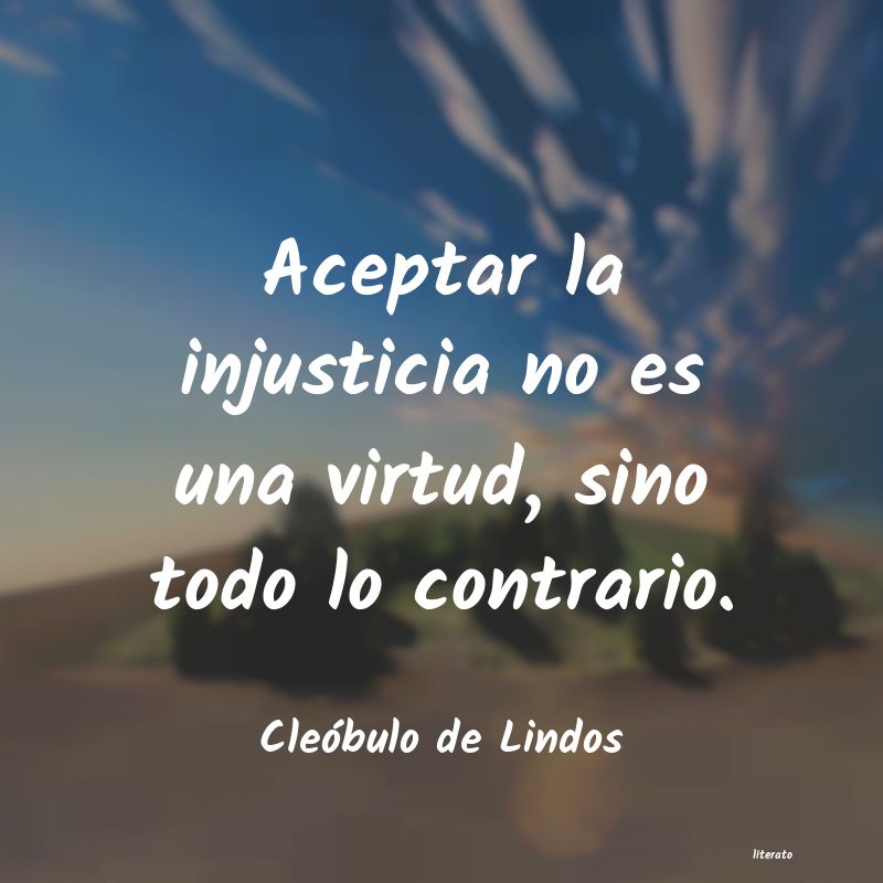 frases de Cleóbulo de Lindos