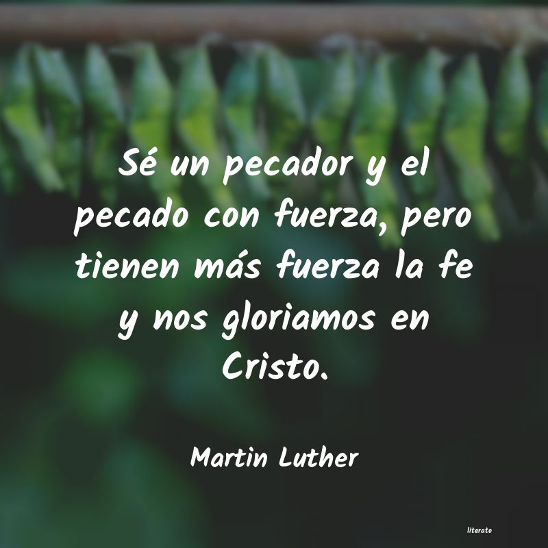 Frases de Martin Luther