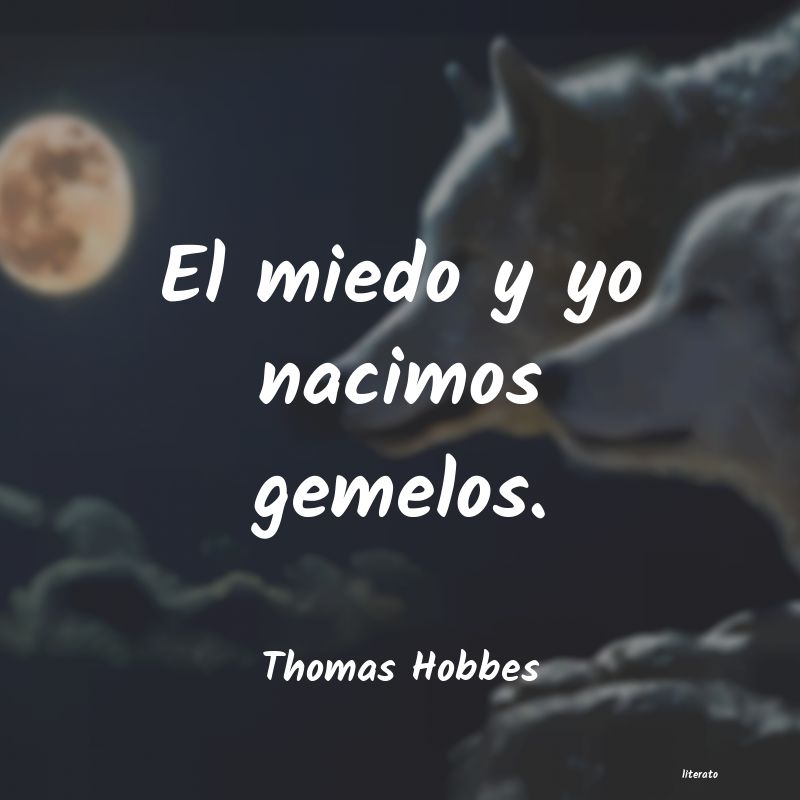 frases de Thomas Hobbes