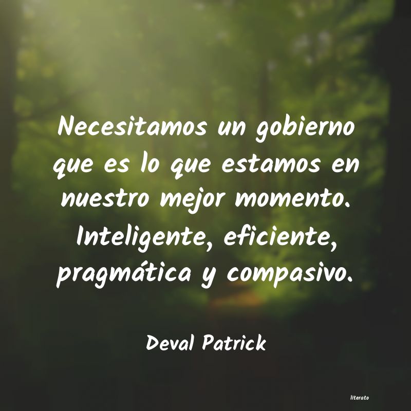 Frases de Deval Patrick