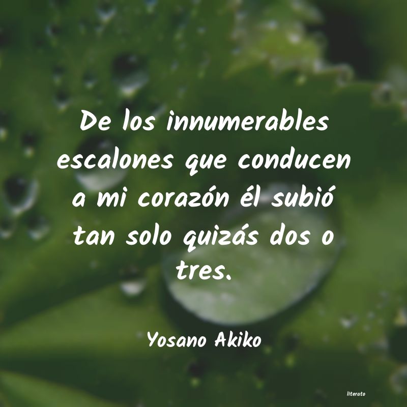 Frases de Yosano Akiko