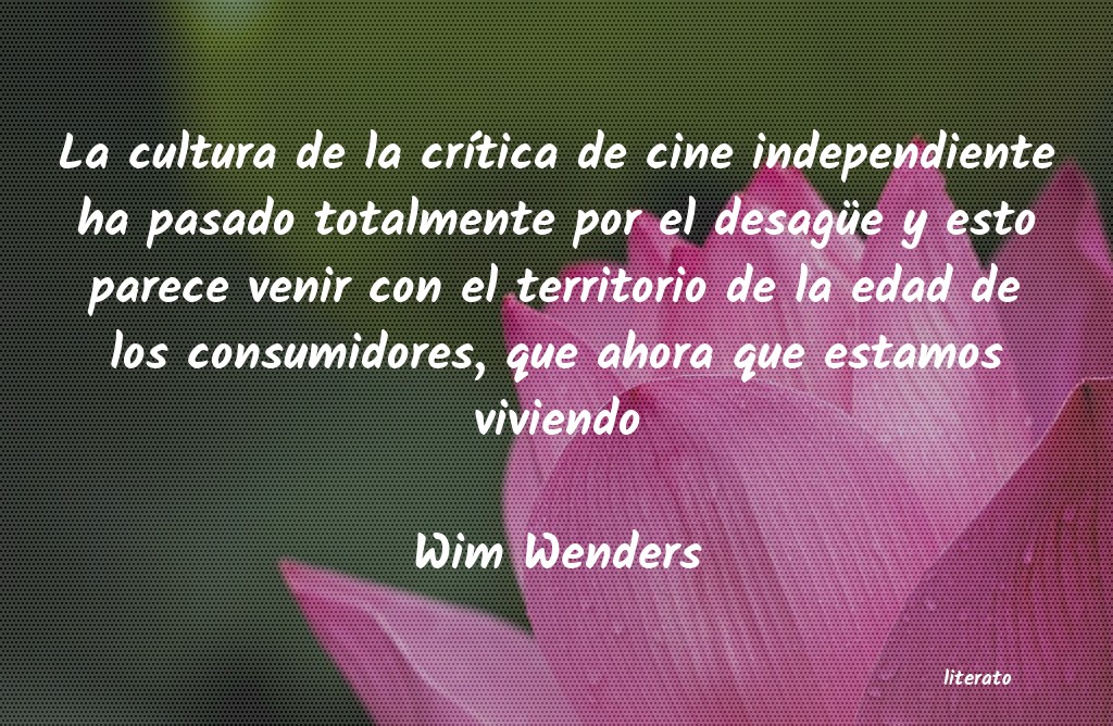 Frases de Wim Wenders