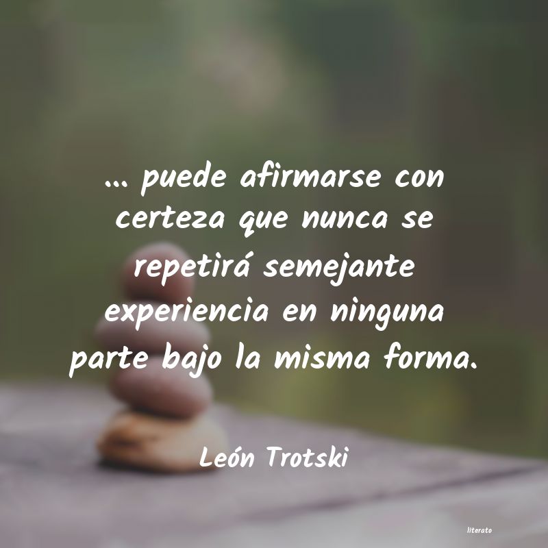 frases de León Trotski