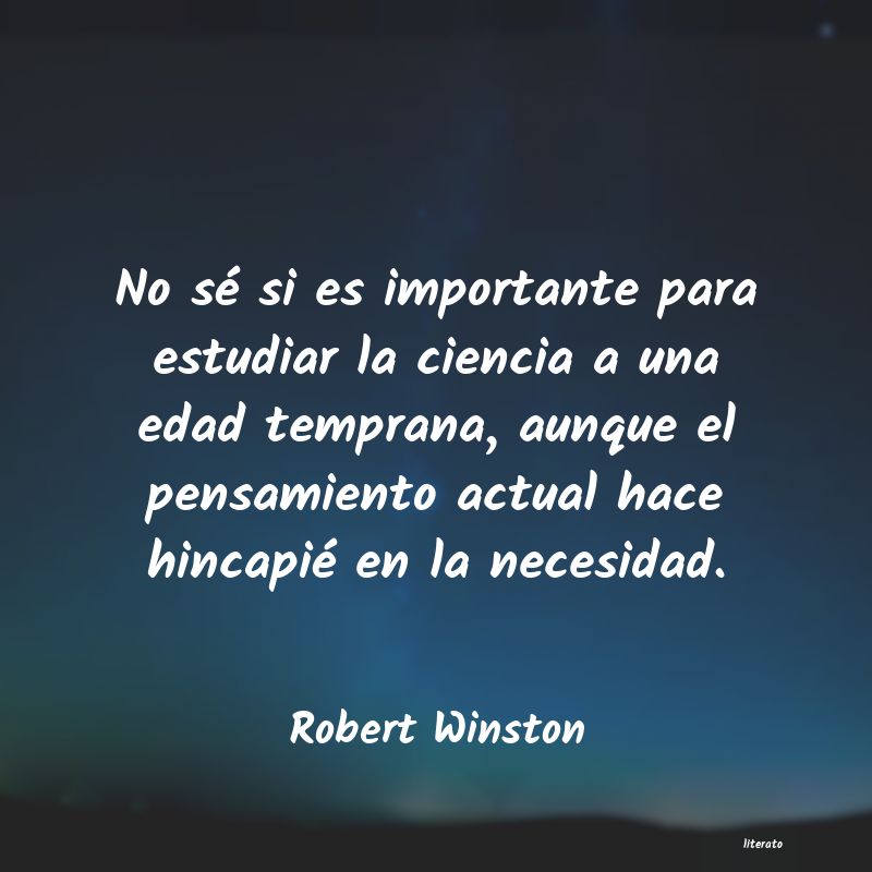 Frases de Robert Winston