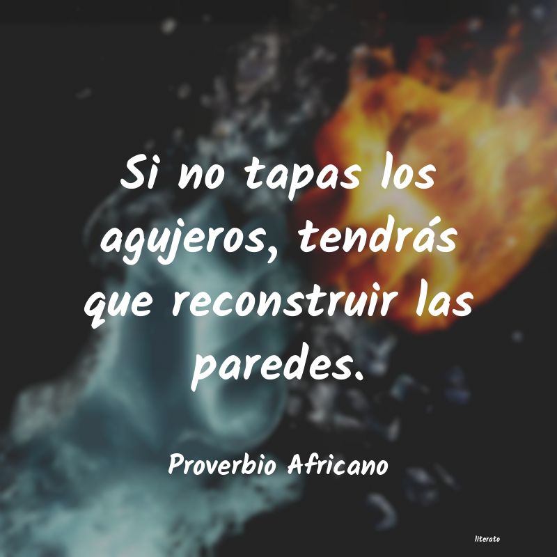 Frases de Proverbio Africano