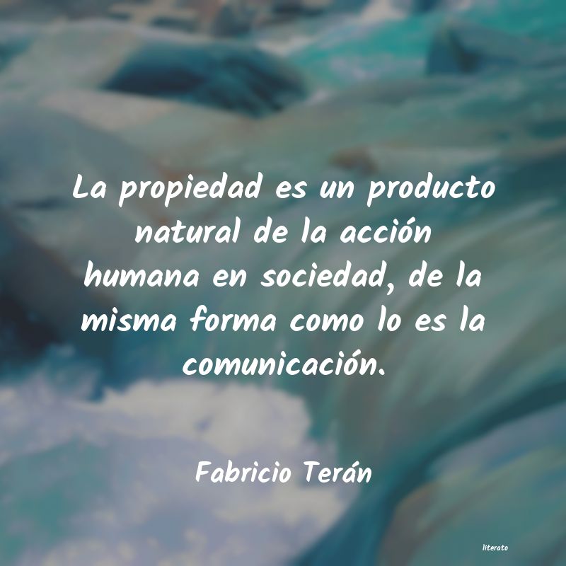 frases de Fabricio Terán