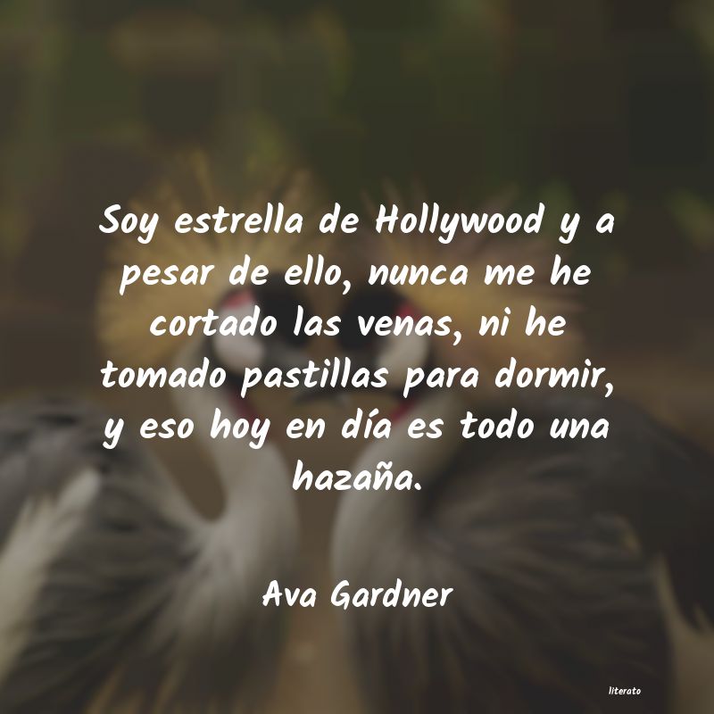 Frases de Ava Gardner