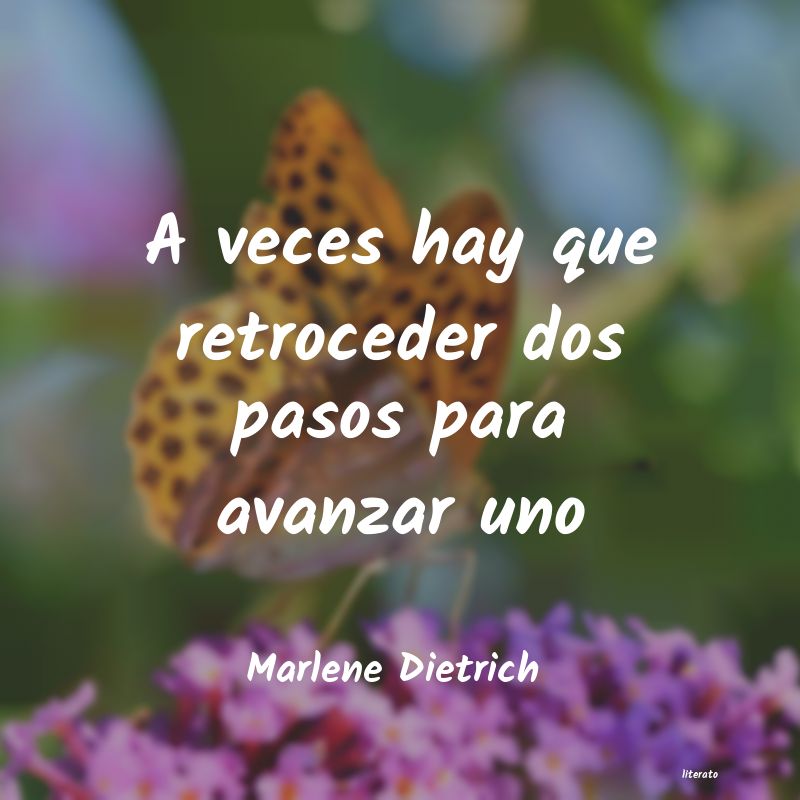 frases de Marlene Dietrich