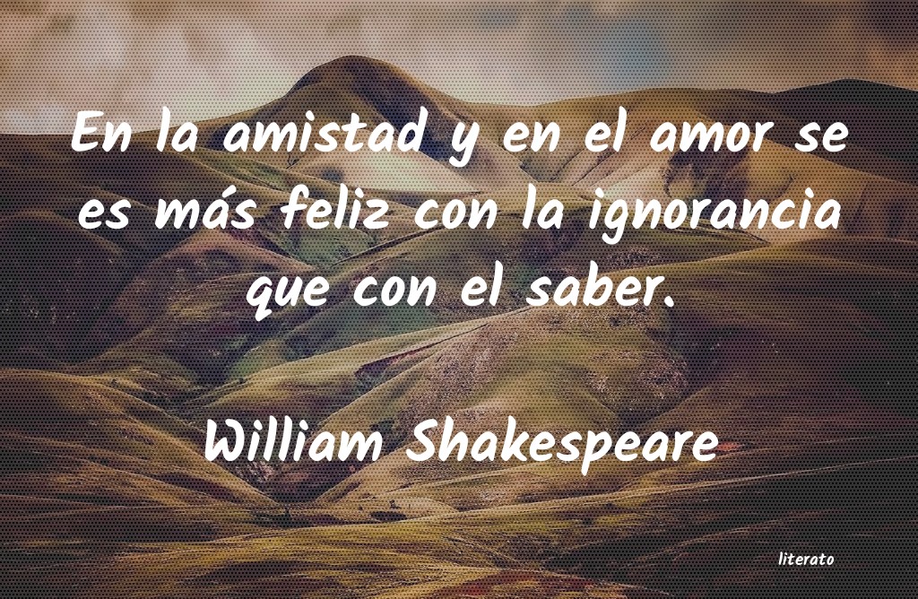 Frases de William Shakespeare