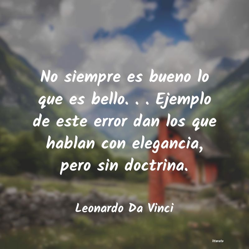 Frases de Leonardo Da Vinci