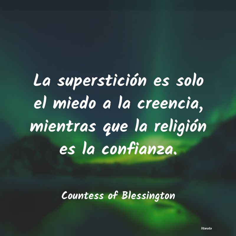 frases de Countess of Blessington