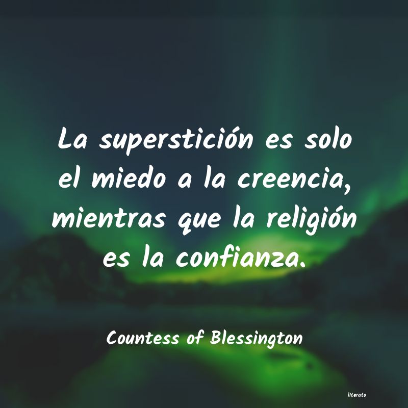 Frases de Countess of Blessington