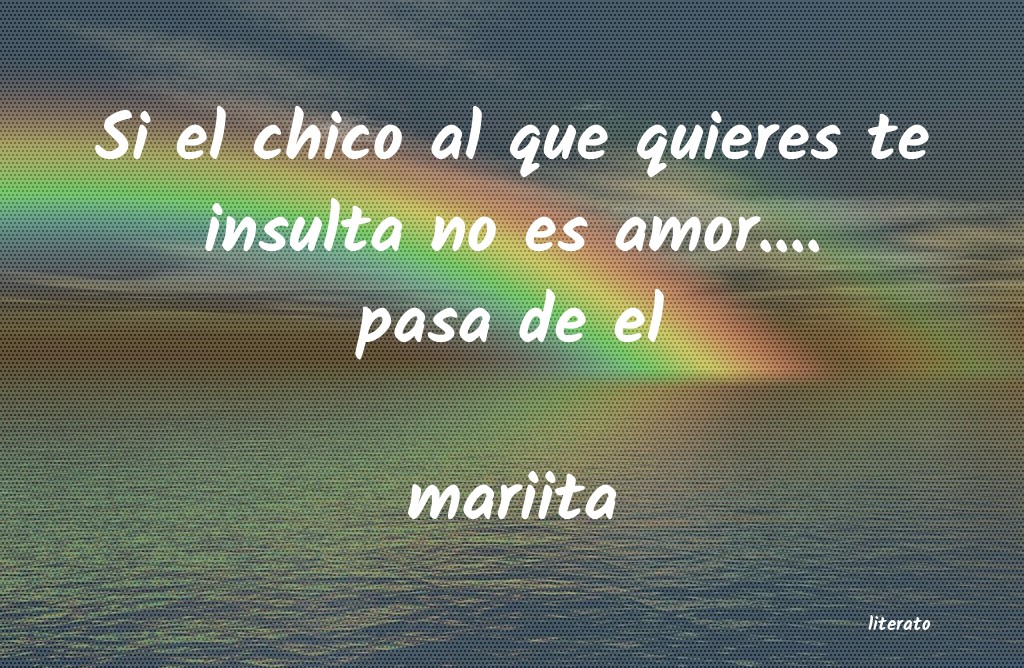 Frases de mariita