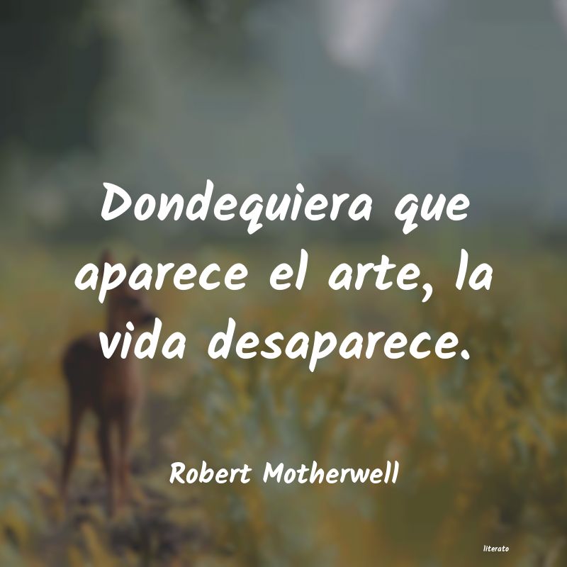 Frases de Robert Motherwell