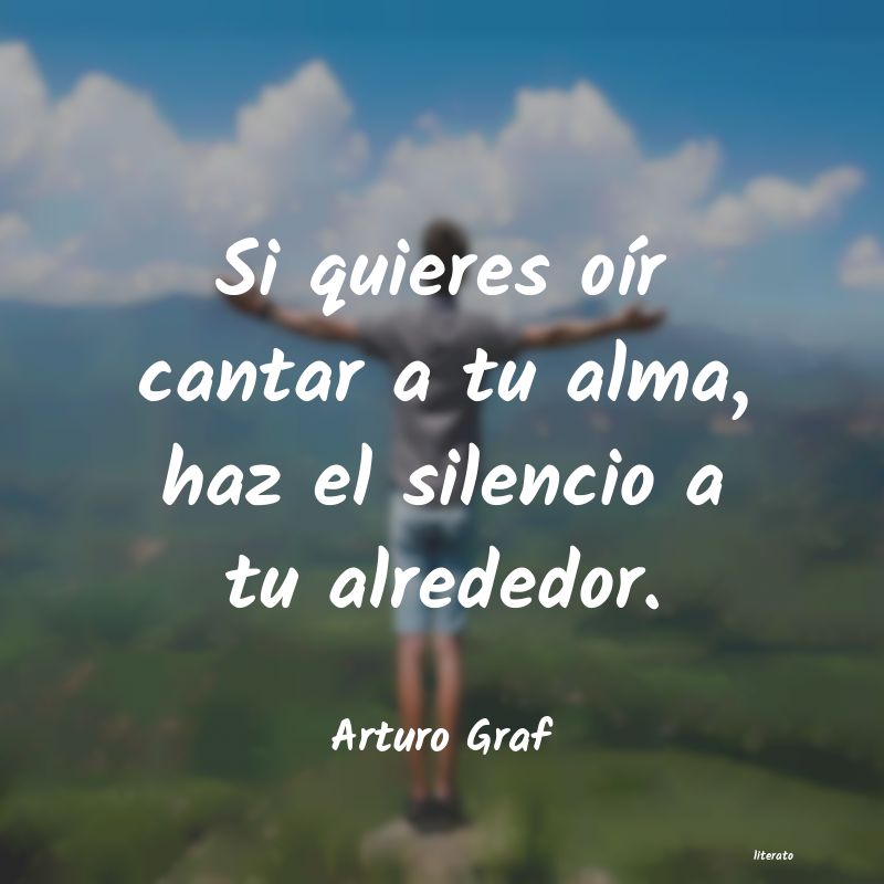 Frases de Arturo Graf