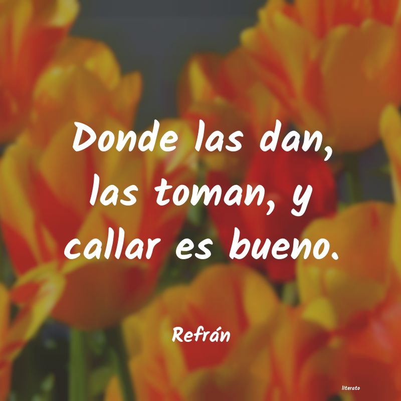 frases de Refrán