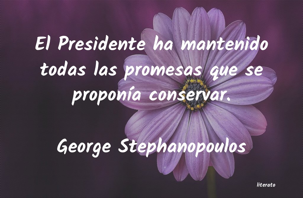 Frases de George Stephanopoulos