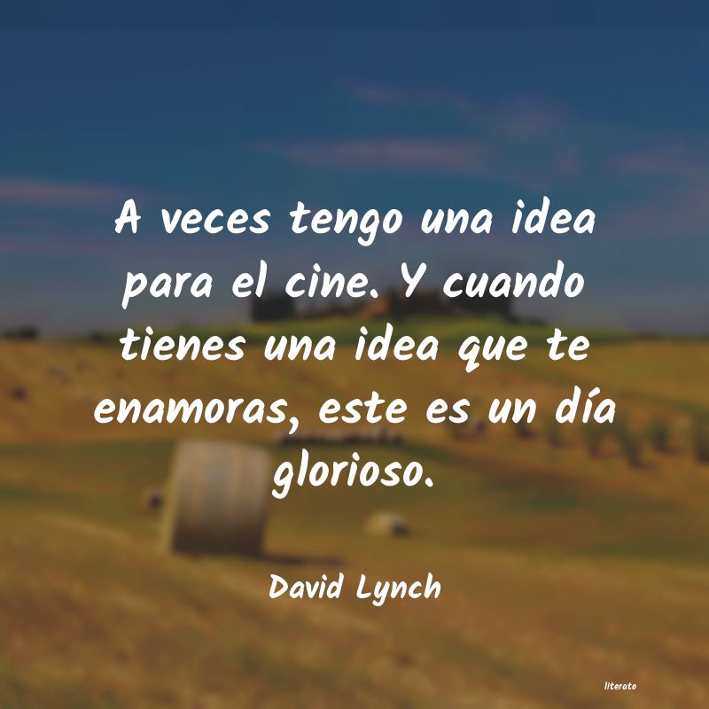 Frases de David Lynch